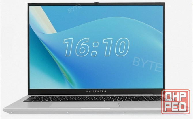 Ноутбук (арт-4344) Maibenben M16b-R343um 16" Wuxga Ips, Amd R3-4300u, 8gb, 512gb Ssd, Linux, серебри Донецк - изображение 1