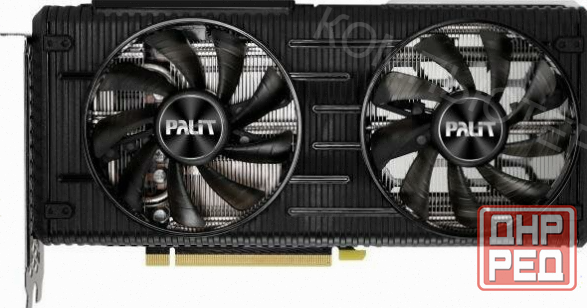 Видеокарта (арт-2671) Palit Nvidia Geforce Rtx 3060 Ti Dual Oc Pci-E 8192mb Gddr6 256 (Ne6306ts19p2- Донецк - изображение 1