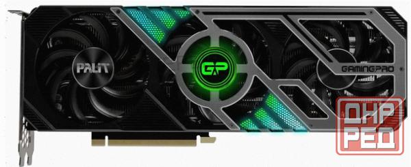 Видеокарта [арт-1692] Palit Rtx 3080 Gamingpro 10gb Nvidia Geforce 320 Gddr6x б/у Донецк - изображение 1