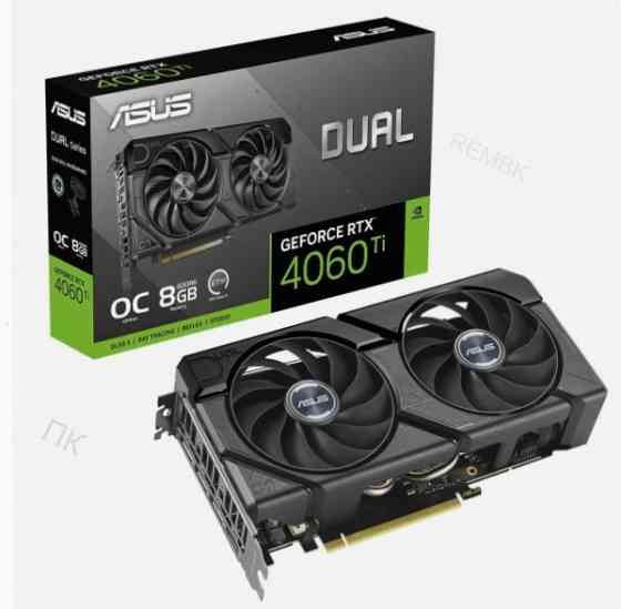 Видеокарта (арт-4196) Asus Nvidia Geforce Rtx 4060 Ti 8gb Dual-Rtx4060ti-O8g-Evo/Rtx4060ti, Hdmi, Dp Донецк