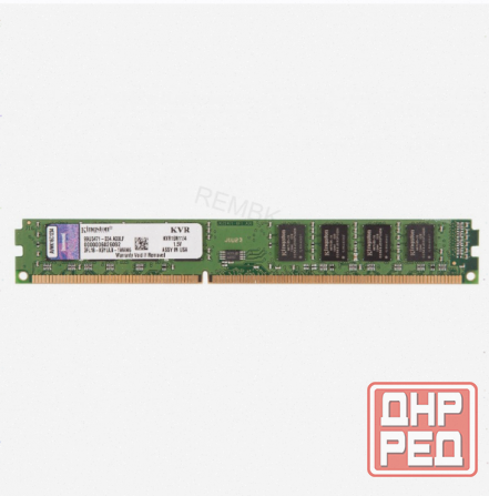 Оперативная - арт-3903 память Dimm Ddr3 Kingston Valueram 4gb (Kvr16n11/4) б/у Донецк - изображение 1