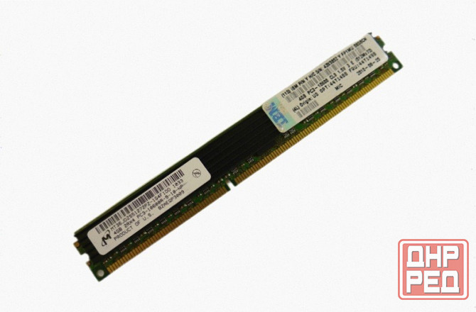 Оперативная (арт-9068) память Ddr3 Micron 4 гб 1333 мгц Dimm Cl9 Mt36jbzs51272py-1g4d1ba (Ecc) б/у Донецк - изображение 1