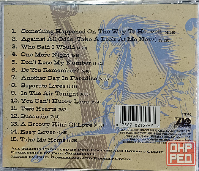 CD диск Phil Collins - Serious Hits - Live - Донецк - изображение 2