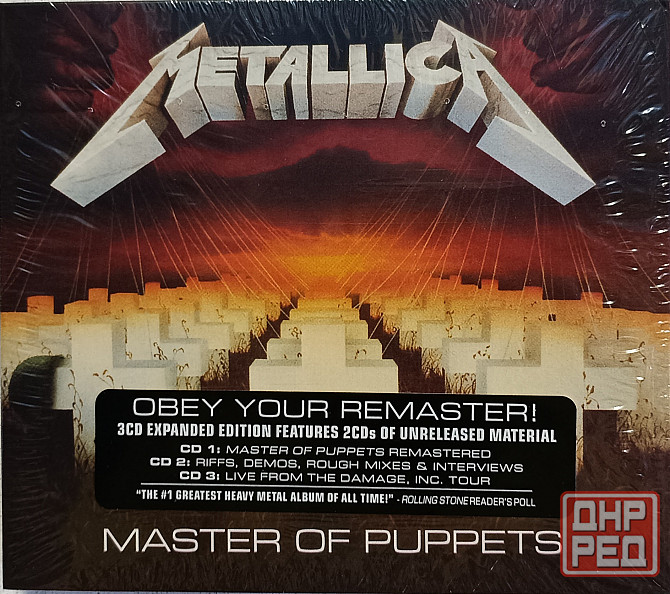 3 CD дискa Metallica - Master Of Puppets - Донецк - изображение 1