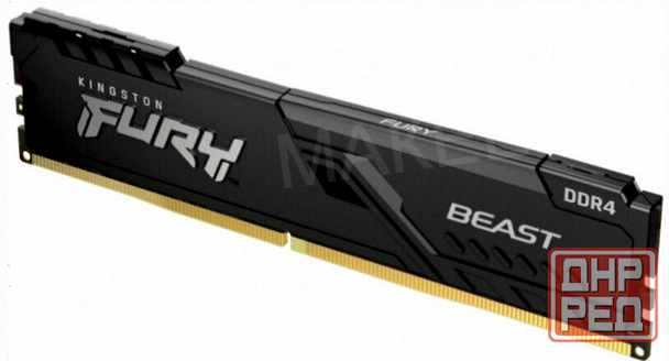 Оперативная - арт-3288 память Ddr4 Kingston 8gb 3200 Mhz Pc-25600 Fury Beast Black (Kf432c16bb/8) Донецк - изображение 1