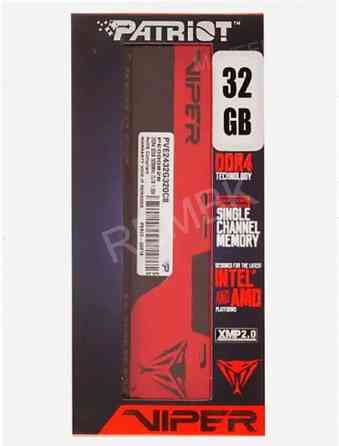 Оперативная (арт-6806) память Patriot Memory Ddr4 32gb 3200mhz Viper Elite (Pve2432g320c8) Донецк