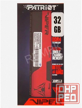 Оперативная (арт-6806) память Patriot Memory Ddr4 32gb 3200mhz Viper Elite (Pve2432g320c8) Донецк - изображение 4