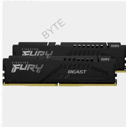 Оперативная - арт-9840 память Kingston Ddr5 32gb (2х16gb) 5600mhz Pc-44800 Cl36 Fury Beast Black Exp Донецк