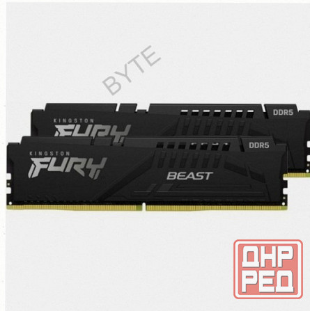 Оперативная - арт-9840 память Kingston Ddr5 32gb (2х16gb) 5600mhz Pc-44800 Cl36 Fury Beast Black Exp Донецк - изображение 1