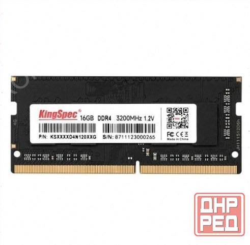 Оперативная (арт-5474) память Kingspec Ks3200d4n12016g Ddr4 - 1x 16гб 3200мгц, для ноутбуков (So-Dim Донецк - изображение 2