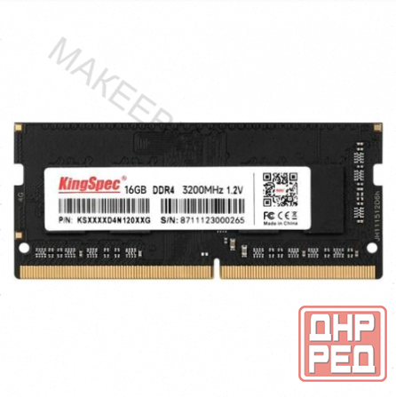 Оперативная (арт-5474) память Kingspec Ks3200d4n12016g Ddr4 - 1x 16гб 3200мгц, для ноутбуков (So-Dim Донецк - изображение 1