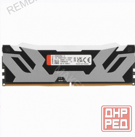 Оперативная - арт-3870 память Ddr5 Kingston Fury Renegade Silver Rgb [Kf564c32rsa-16] 16 гб, 6400mhz Донецк - изображение 2