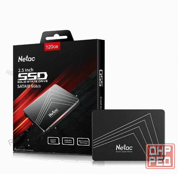 Ssd (арт:арт-1637) твердотельный накопитель Netac 120 Gb Nt01n535s-120g-S3x Донецк - изображение 1
