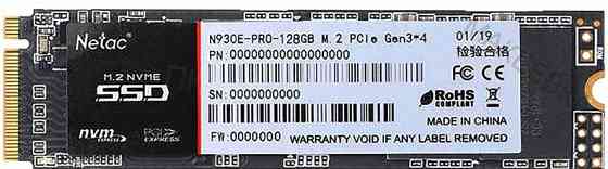 Ssd (арт-2388) M.2 Nvme твердотельный накопитель Netac N930e Pro 128 гб (Nt01n930e-128g-E4x) Донецк