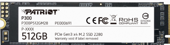 Твердотельный (арт:арт-3390) накопитель Patriot Memory P300 512гб M.2 P300p512gm28 Донецк