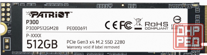 Твердотельный (арт:арт-3390) накопитель Patriot Memory P300 512гб M.2 P300p512gm28 Донецк - изображение 1