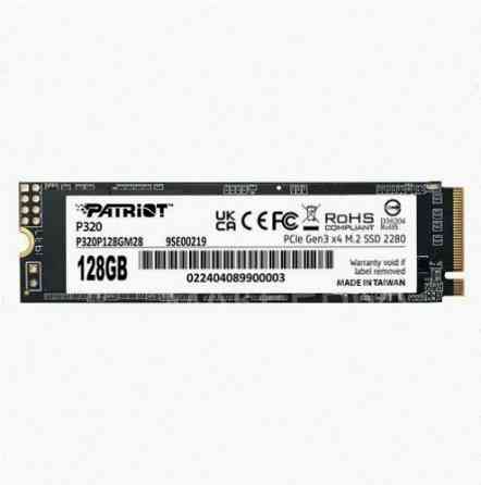 Ssd [арт-7491] накопитель Patriot P320 P320p128gm28 128гб, M.2 2280, Pcie 3.0 X4, Nvme, M.2 Донецк