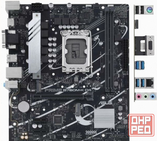 Материнская [арт-8053] плата Asus Prime B760m-K D4 Socket 1700 B760 2xddr4 1xpci-E 16x 2xpci-E 1x 4x Донецк - изображение 1
