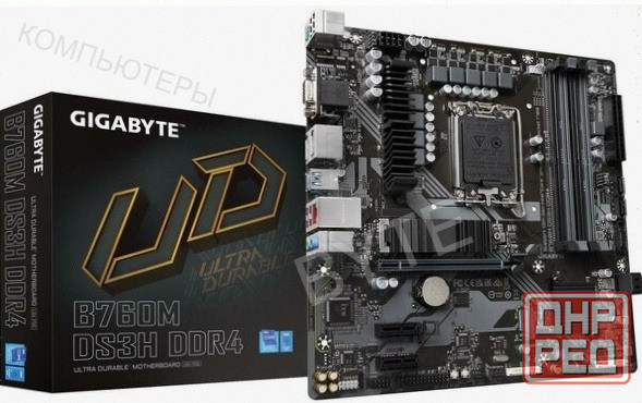 Материнская (ар:арт-4069) плата Gigabyte B760m Ds3h Ddr4 Донецк - изображение 2