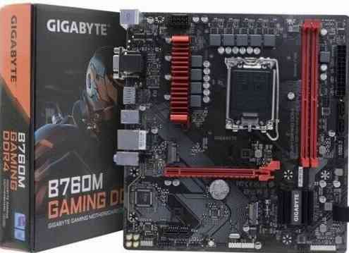 Материнская (арт:арт-3551) плата Gigabyte B760m Gaming Ddr4 (Rev. 1.0) Lga1700 Донецк