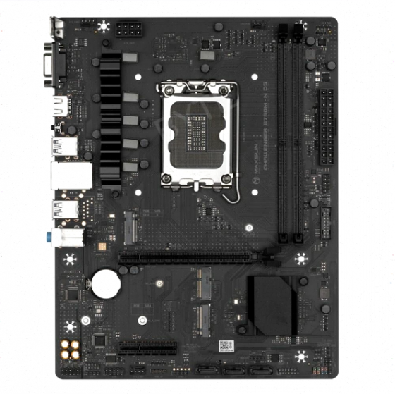 Материнская - арт-7158 плата Maxsun Ms-Challenger B760m-N D5 1700, B760, 2xddr5, Matx, Rtl Донецк