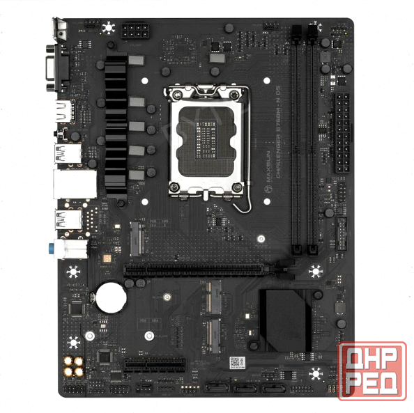 Материнская - арт-7158 плата Maxsun Ms-Challenger B760m-N D5 1700, B760, 2xddr5, Matx, Rtl Донецк - изображение 2