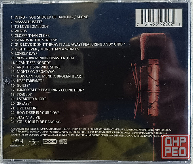 CD диск -Bee Gees- One Night Only - Донецк - изображение 2