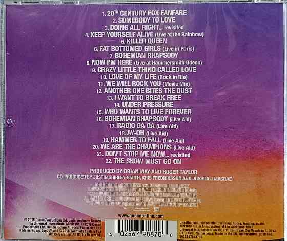 CD диск Bohemian Rhapsody - The Original Soundtrack - Донецк