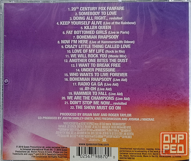 CD диск Bohemian Rhapsody - The Original Soundtrack - Донецк - изображение 2