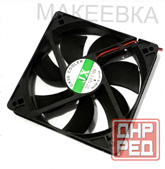 Вентилятор (арт:арт-6204) для компьютерного корпуса Dt-Cf8025bk 80mm Донецк - изображение 1