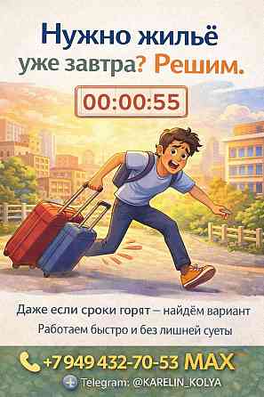 Помогу найти жилье под ваши запросы и сроки. Недорого, оперативно и без лишних проблем Донецк