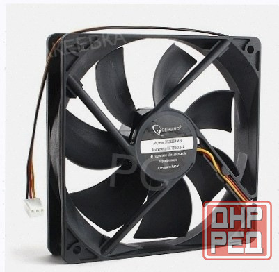 Вентилятор - арт-2943 для корпуса 80мм Gembird D8025hm-3 Донецк - изображение 1