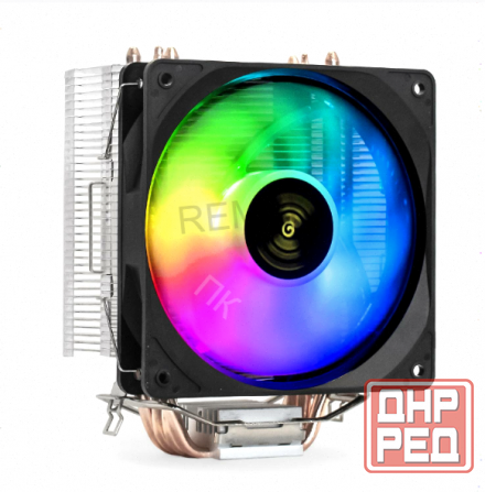 Кулер - арт-3493 Exegate Wizard Exx400v2-Pwm.Frgb (Al+Cu, 4 тепл.трубки, Lga775/1150/1151/1155/1156/ Донецк - изображение 1