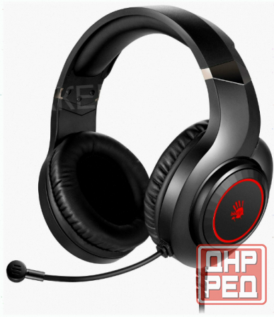 Гарнитура (ар:арт-6675) игровая A4tech Bloody G220s, черный (G220s Usb/ Black) Донецк - изображение 1