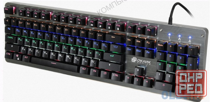 Игровая [арт-6112] клавиатура Oklick 970g Dark Knight Black Донецк - изображение 1