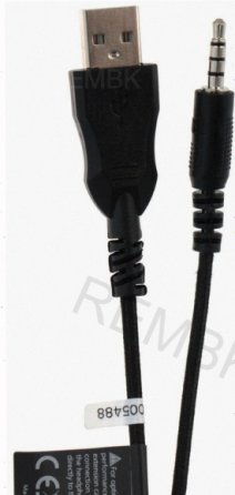 Наушники (арт:арт-6849) с микрофоном A4tech Bloody G200 Aux3.5-4pin +Usb черно красные Донецк