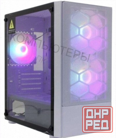 Корпус [арт-1161] 1stplayer Firebase X4-M White X4-M-Wh-2f1p-W-1f1-W Донецк - изображение 1