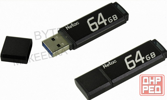 Накопитель (ар:арт-4334) Usb 2.0 64гб Netac U351 (Nt03u351n-064g-20bk), черный Донецк - изображение 3