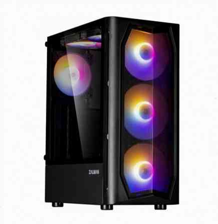 Корпус (арт:арт-9355) Miditower Zalman N4 Black (Atx, Window, 6xrgb Fan, Usb2.0 X2, Usb3.0x1, без бп Донецк