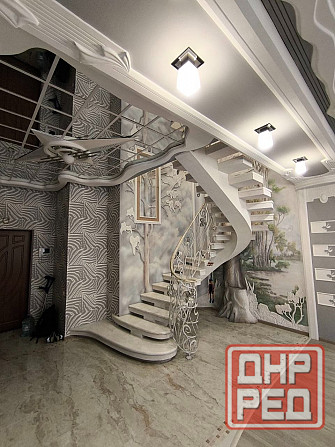 Шикарная 3-х комн дизайнерская двухуровневая квартира в премиум-доме проспект Ильича Донецк - изображение 7