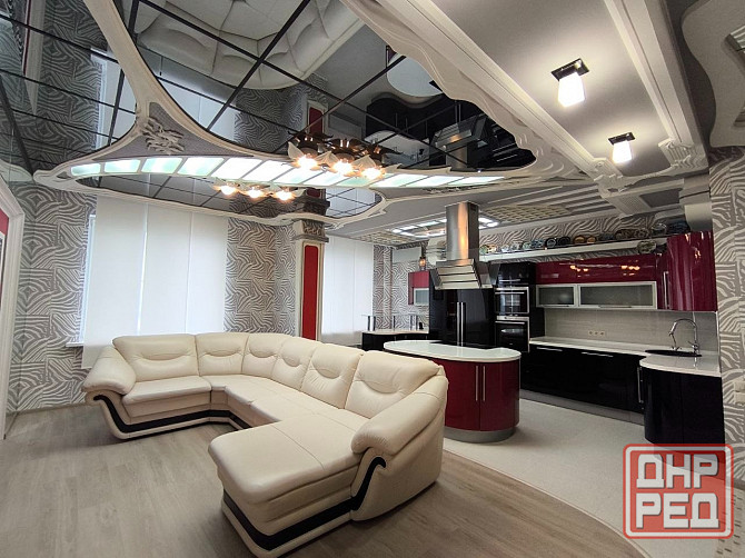 Шикарная 3-х комн дизайнерская двухуровневая квартира в премиум-доме проспект Ильича Донецк - изображение 3