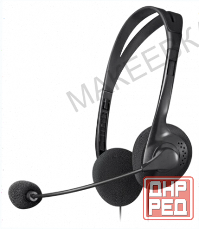Наушники (арт-3189) с микрофоном (гарнитура) Defender Hn-102, проводная, 1,8 м, стерео, с оголовьем, Макеевка - изображение 1