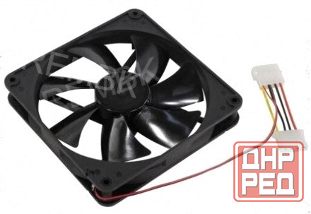 Вентилятор (арт-6733) для корпуса Exegate Ex08025hm 80 мм, черный (Ex283380rus) Донецк - изображение 2