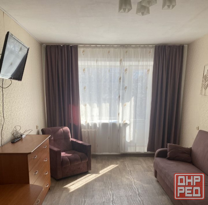 Сдам 1комнатную квартиру в Кировском районе. 38кв.м, 3 этаж многоэтажного дома. Донецк - изображение 4