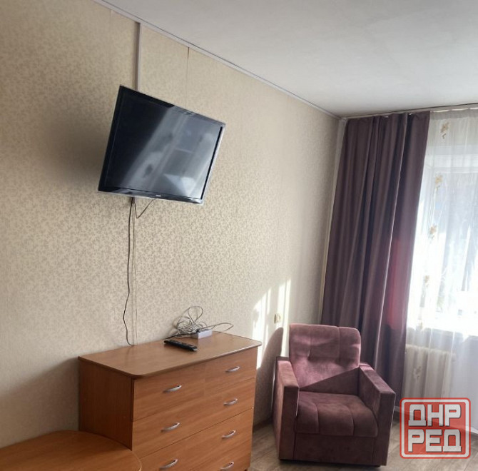 Сдам 1комнатную квартиру в Кировском районе. 38кв.м, 3 этаж многоэтажного дома. Донецк - изображение 3