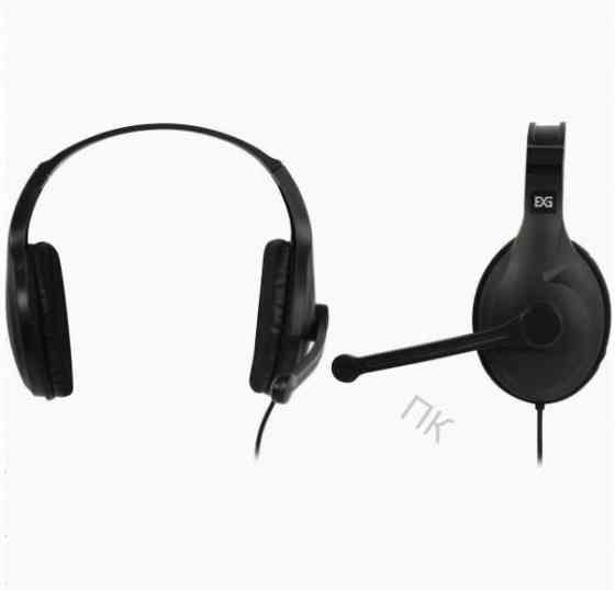 Наушники [арт-1322] с микрофоном Exegate Office Hs-102s Black Донецк