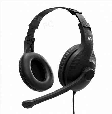 Наушники [арт-1322] с микрофоном Exegate Office Hs-102s Black Донецк