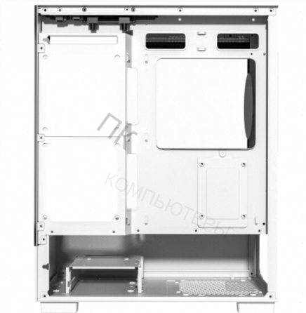 Корпус (арт-4880) Powercase Vision Micro M, белый (Cvmmw-L0) Донецк