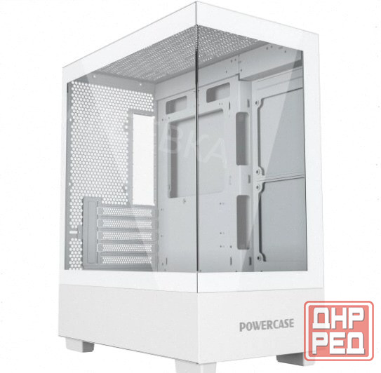 Корпус (арт-4880) Powercase Vision Micro M, белый (Cvmmw-L0) Донецк - изображение 1