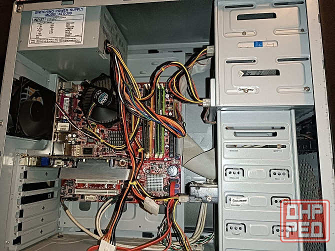 Старый системный блок + 2 монитора + клавиатура Донецк - изображение 3